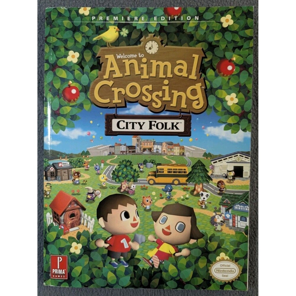 Animal Crossing: City Folk Prima Premiere Edition Strategy Guide! With Poster